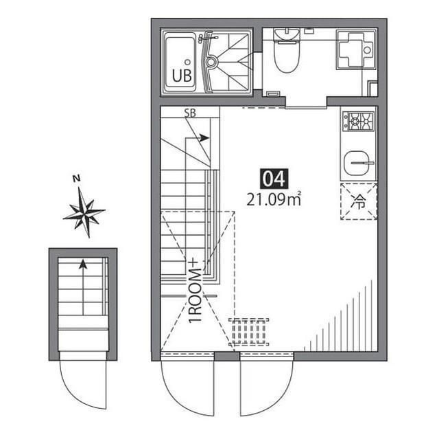2階の間取り図