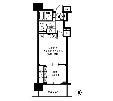 2階の間取り図