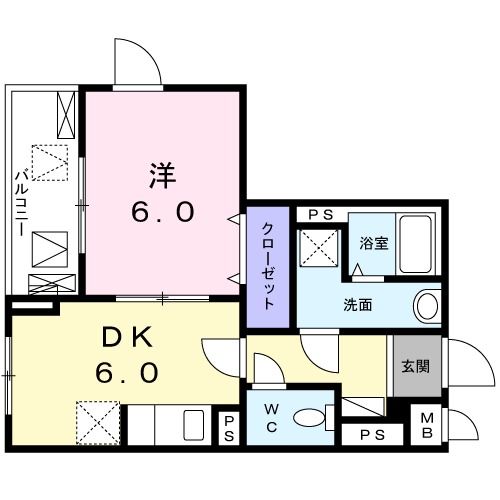 4階の間取り図