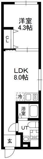 2階の間取り図