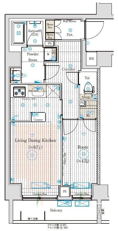 5階の間取り図