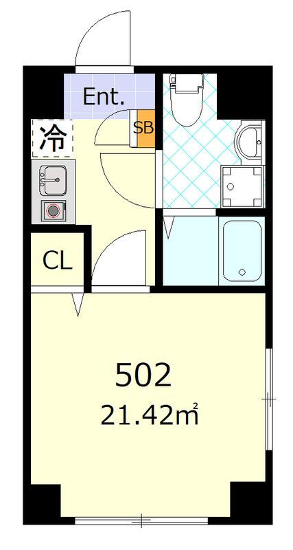 5階の間取り図