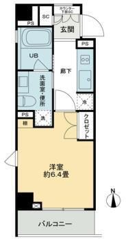 2階の間取り図