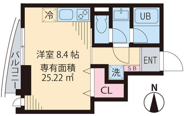 2階の間取り図