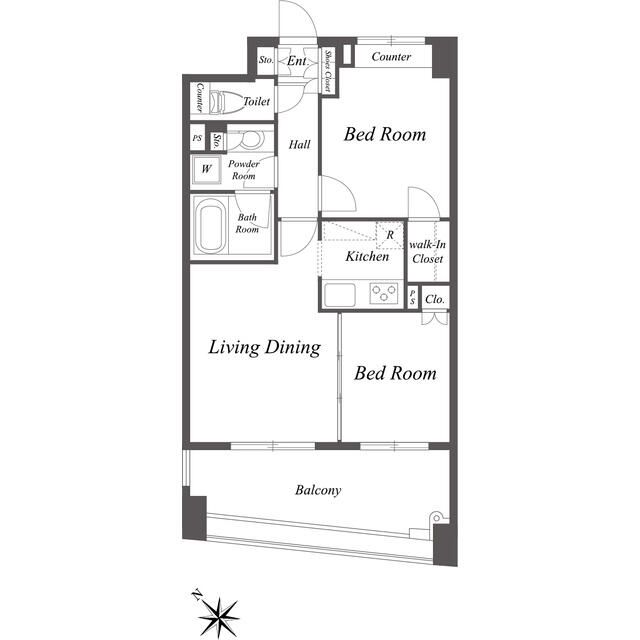 7階の間取り図