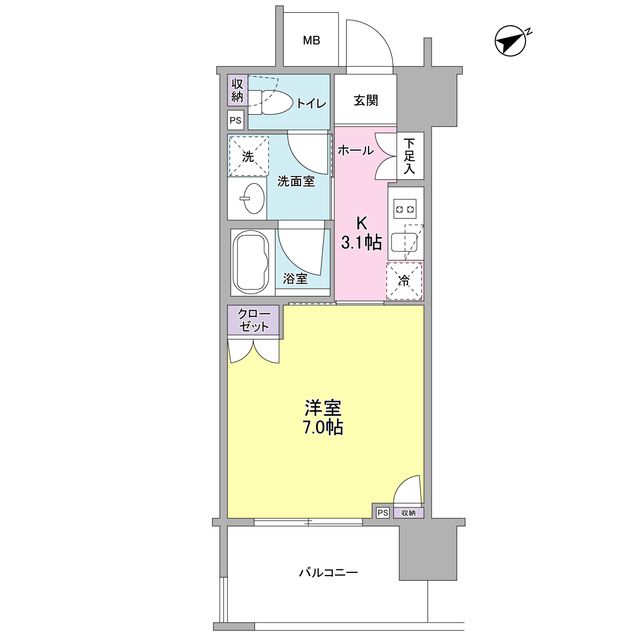 7階の間取り図