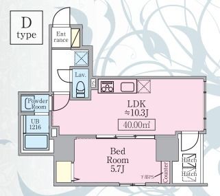 8階の間取り図