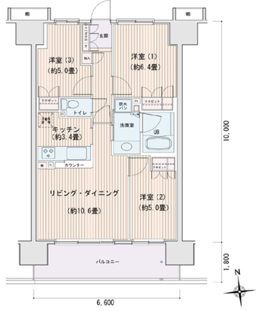 使いやすい間取り♪