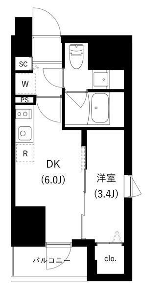 7階の間取り図