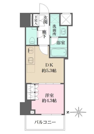 6階の間取り図