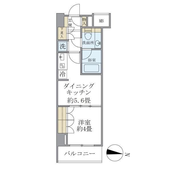 5階の間取り図