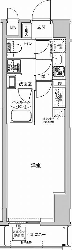 3階の間取り図