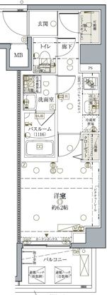 2階の間取り図