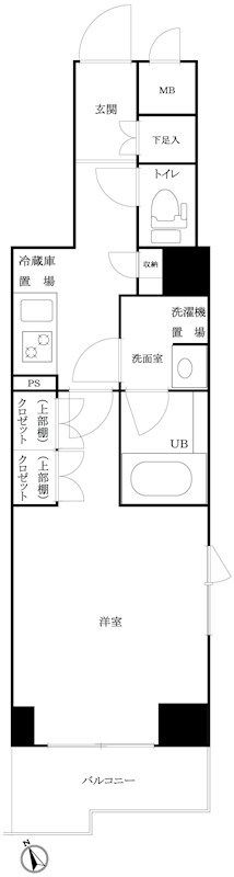 2階の間取り図