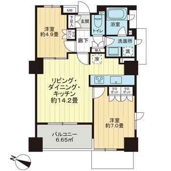 7階の間取り図