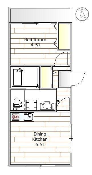 4階の間取り図