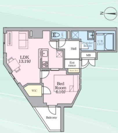 5階の間取り図