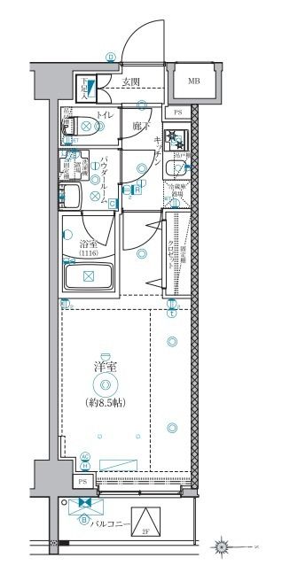 3階の間取り図