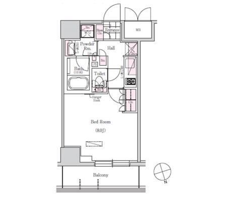 2階の間取り図
