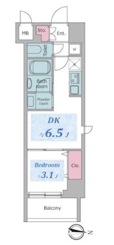 5階の間取り図