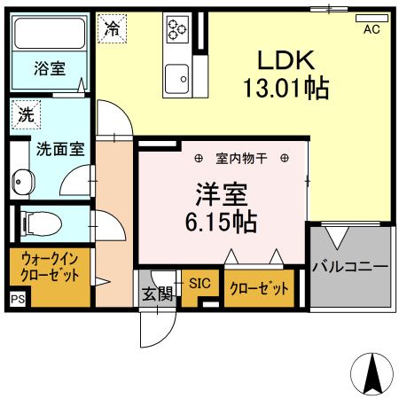 2階の間取り図
