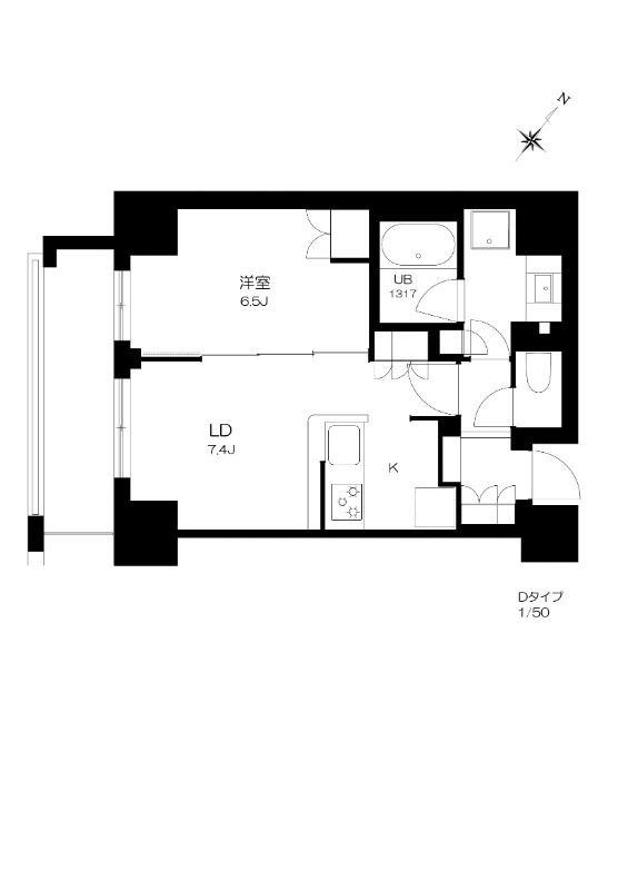4階の間取り図