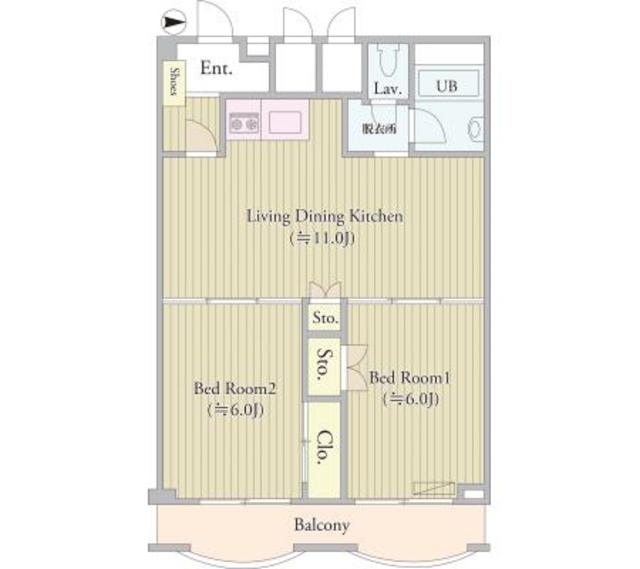 14階の間取り図