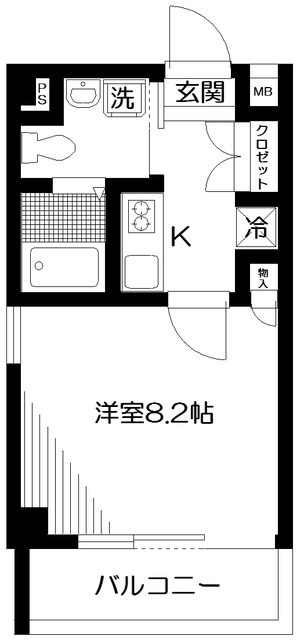 2階の間取り図