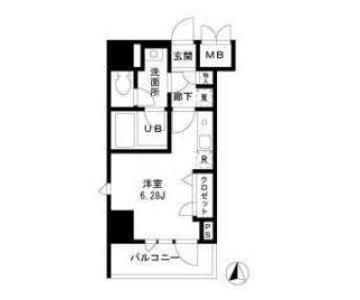 2階の間取り図