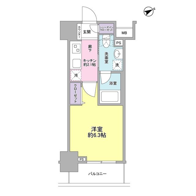 3階の間取り図