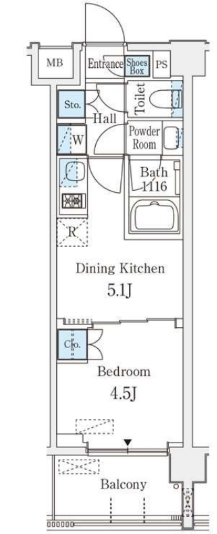 2階の間取り図