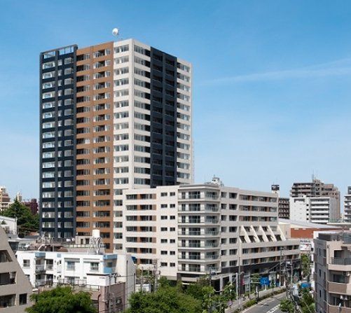 レジディアタワー上池袋（タワー棟）の外観