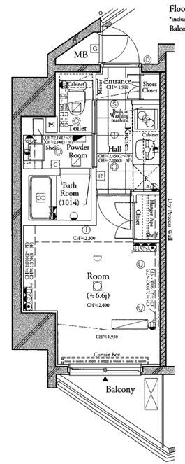 6階の間取り図