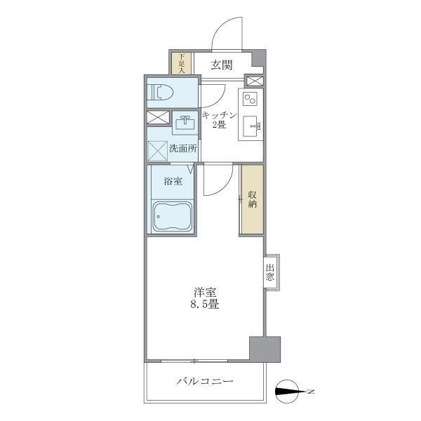 3階の間取り図
