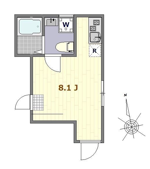 2階の間取り図