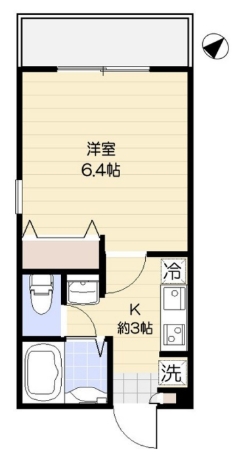 2階の間取り図