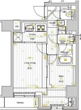 9階の間取り図