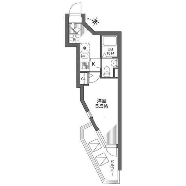 2階の間取り図