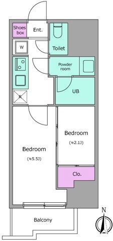 11階の間取り図