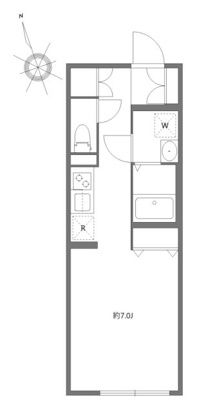 2階の間取り図