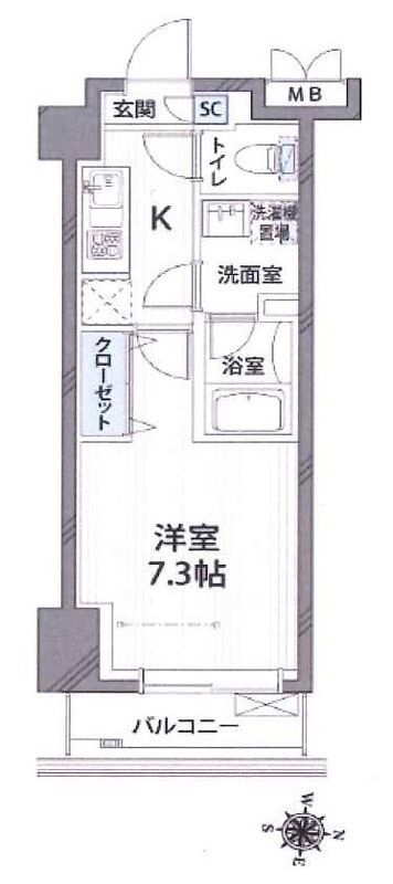 3階の間取り図