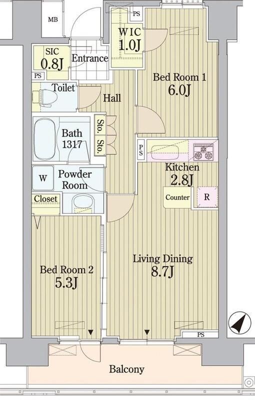 7階の間取り図