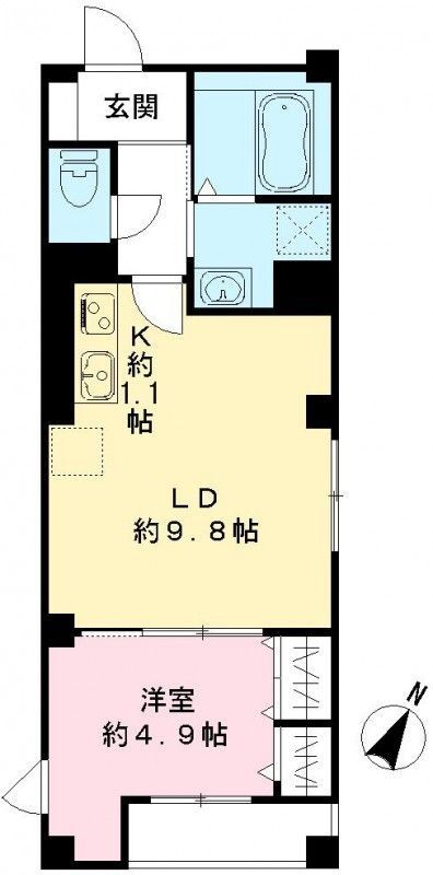 2階の間取り図