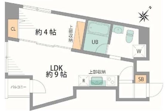 4階の間取り図