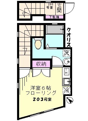 2階の間取り図