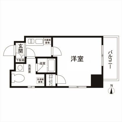 8階の間取り図