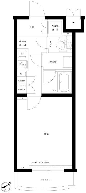 2階の間取り図