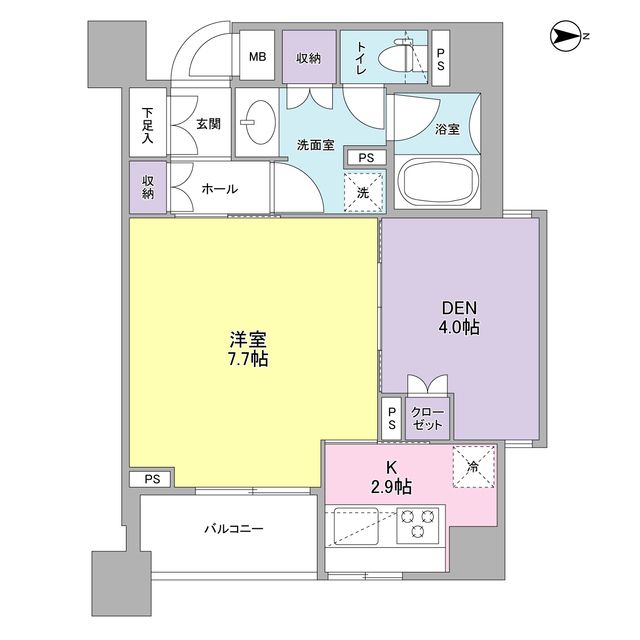 2階の間取り図