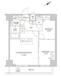 5階の間取り図
