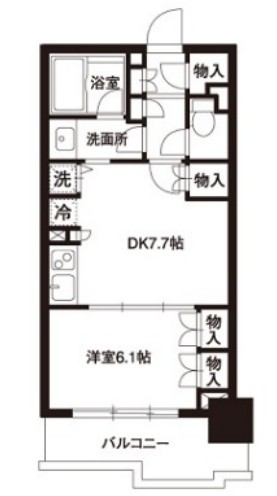 4階の間取り図